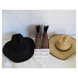 2pc Western Hats & Durango Kid's Western Boots