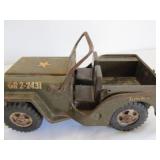1960's Tonka US Military Jeep Metal Toy