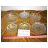 Brilliant Glass Accessories - Compote, Ashtrays++