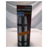 German 1 Liter Stainless Steel Vacuum Flask NEW