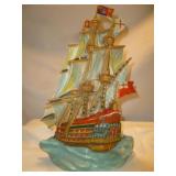 1930's Ditmar Urbach Czech Galleon Wall Plaque