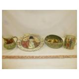 4pc Royal Doulton Porcelain Transfer Ware