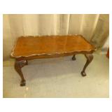 Antique Mahogany Queen Anne Style Pie Crust Table