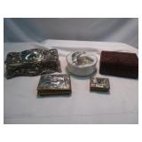 5pc Vintage Trinket Box Collection