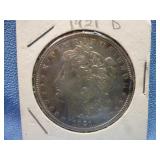 1921-D US Morgan Silver Dollar