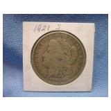1921-S US Silver Morgan Dollar