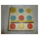 Mid Century Federal Glass Jumbo Jiggers Bar Set