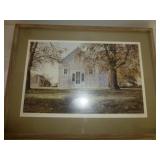 Charles Beckendorf One Room Schoolhouse Print