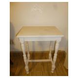 Vintage Spindle Leg Wood Side Table