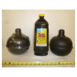 2pc NEW Smudge Pots & Lamp Oil Fuel