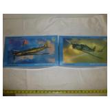 2pc Focke-Wulfe 1:32 Scale Military Airplane Model