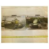 2pc M103 Heavy Tank 1:35 Scale Military Model Kits
