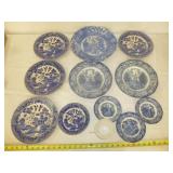 Blue Willow & Liberty Blue Vintage Porcelain Ware