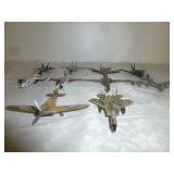 10pc Miniature Die Cast Military Airplanes