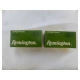 2 Boxes Remington 22 LR 40gr LRN Ammunition 100rds