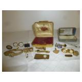 Mid Century Men's Jewelry & Lady's Wrist Watch