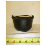 Antique Cast Iron Mini Cauldron Smelting Pot