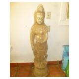 Guanyin Goddess of Mercy Vintage Garden Statue