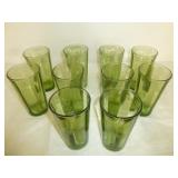 Mt Vernon Mid Century Avacado Green Tumbler Set