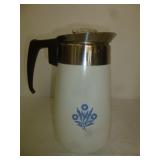 Mid Century Corelle Corning Coffee Percolator Pot