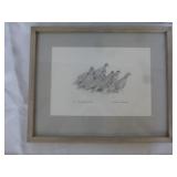 Charles Beckendorf Bobwhite Quail Signed Art Print