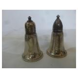 Vintage Sterling Silver Weighted Salt & Pepper Set
