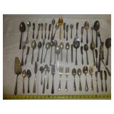 Vintage Flat Ware - Silver Plate, Etc. / Box Lot
