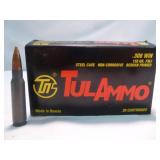2 Boxes Tul Ammo 308 Win 150gr FMJ Ammunition 40rd