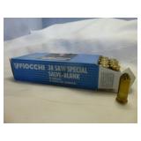 Fiocchi 38 Special Blank Cartridge Ammunition 50rd
