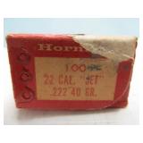 Hornady .222 Diameter 22 "Jet" Reloading Bullets