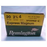 Remington 20ga Express Magnum #4 Shot Shells