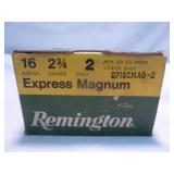 Remington 16ga Express Magnum #2 Shot Shells