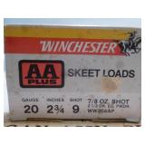 Winchester AA 20ga #9 Shot Shells - 25rds