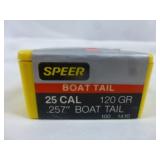 Speer 25 Caliber 120gr SP Reloading Bullets 100ct