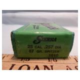 Sierra 25 Caliber 87gr SP Reloading Bullets 100pc