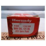 Hornady 8mm 125gr SP Reloading Bullets - 100pc