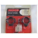 Redfield Nickel 1" Medium Dovetail Scope Rings