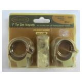 Weaver 1" Tip Off Mount Silver Scope Rings