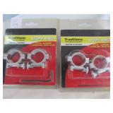 2pc NEW Traditions 1" Medium Height Scope Rings