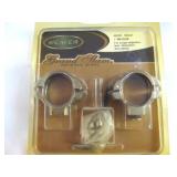 Weaver Nickel 1" Medium Height Scope Rings