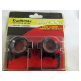 NEW Traditions 1" Medium Height Scope Rings
