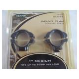 Weaver Grand Slam 1" Medium Height Scope Rings