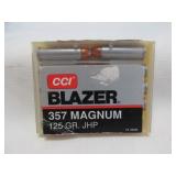 CCI Blazer 357 Magnum 125gr HP Ammo - 10rds