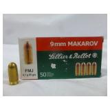 Sellier & Bellot 9mm Makarov 9X18 HP Ammunition