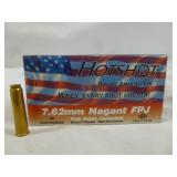 Hot Shot 7.62 Nagant Revolver 98gr FPJ Ammunition