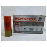Winchester 12ga 2 3/4" #4 Turkey Loads -10rd