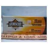 Armscor 22LR 36gr HP Ammunition - 500rds