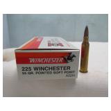 Winchester SuperX 225 Win 55gr SP Ammunition 20rds