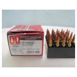 Hornady 17 Hornet 15.5gr NTX Ammunition - 25rds