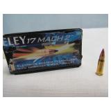 Eley 17 Mach 2 V-Max Rim Fire Ammunition - 50rds